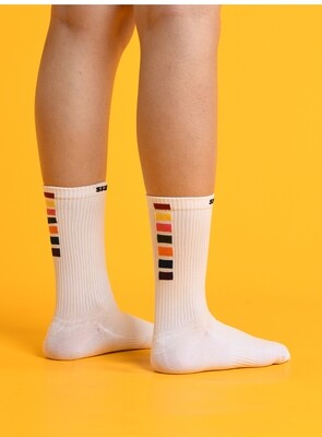 Holiday White Regular Socks