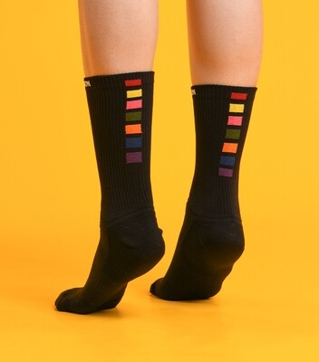 Weekend Black Regular Socks