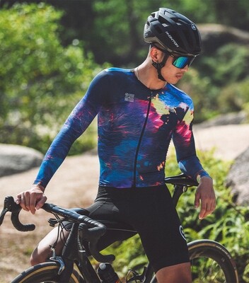 SKULL  Cooling UPF50+ TieDye Seasons Long Sleeve Jersey Men