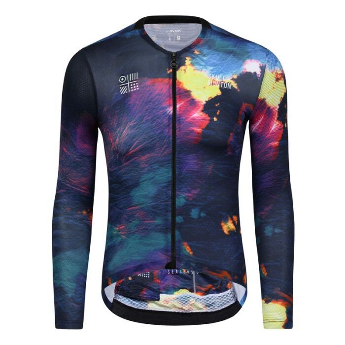 SKULL  Cooling UPF50+ TieDye Seasons Long Sleeve Jersey Men