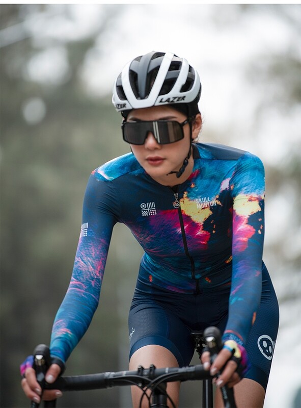 Cooling UPF50+ TieDye Seasons Long Sleeve Jersey Women