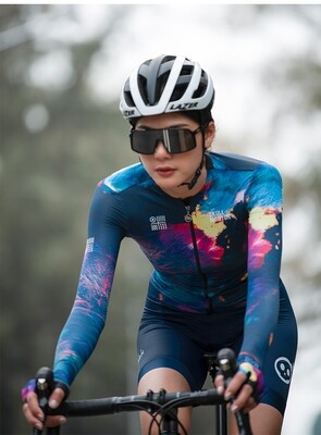 Cooling UPF50+ TieDye Seasons Long Sleeve Jersey Women