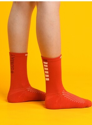 Red Regular Socks