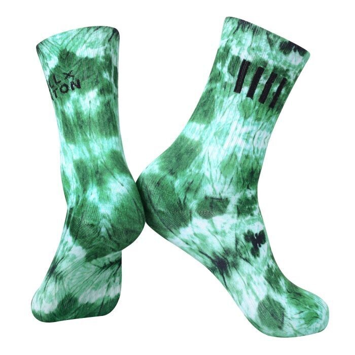 TieDye Socks Green/White Regular