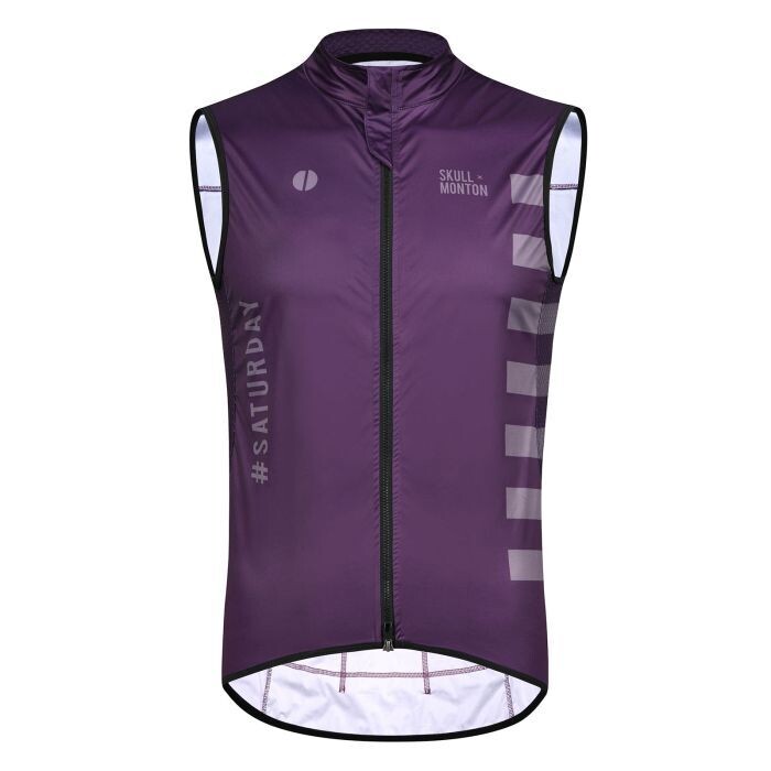 SKULL Purple WindBreaker Gillet
