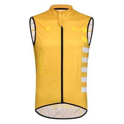 SKULL Yellow WindBreaker Gillet