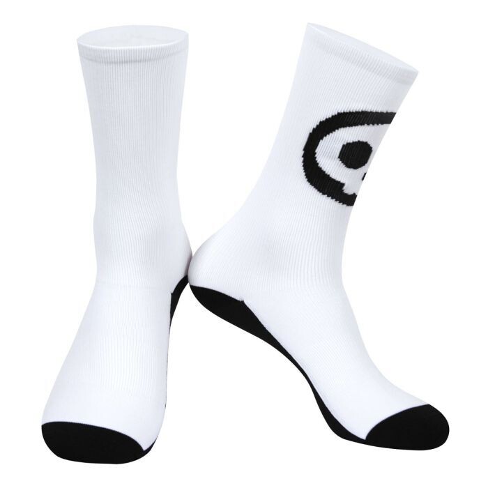 SKULL White/black High Socks