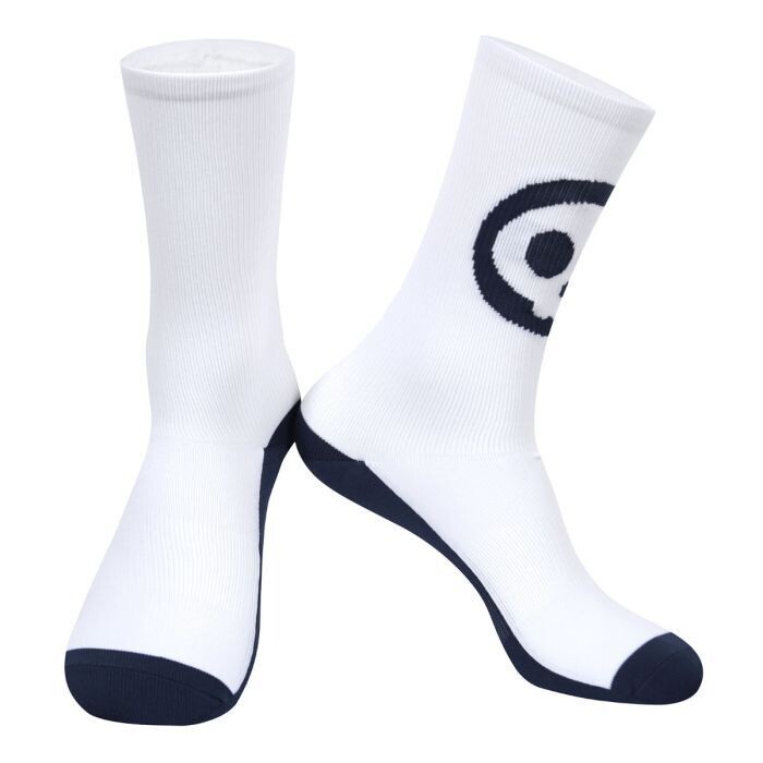 SKULL White/navy High Socks