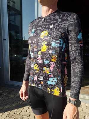 Lifestyle MonsterBlack Summer Long Sleeve Jersey Men