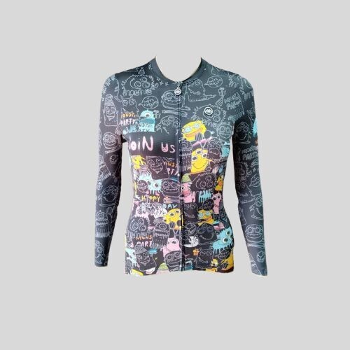 Lifestyle MonsterBlack Summer Long Sleeve Jersey Women Lifestyle MonsterBlack Summer Long Sleeve Jersey Women