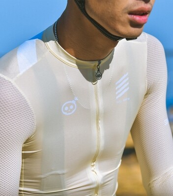 URBAN Yellow Summer Long Sleeve Jersey Men