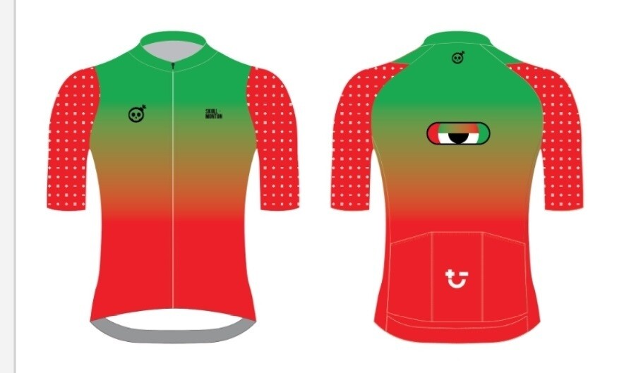 Urban Symbols Green/Red Jersey Women