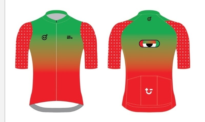 Urban Symbols Green/Red Jersey Women