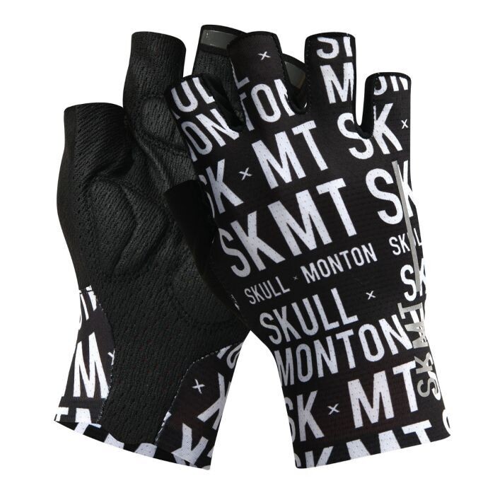 SKULL Black Gloves Gel