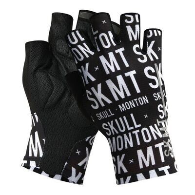 SKULL Black Gloves Gel