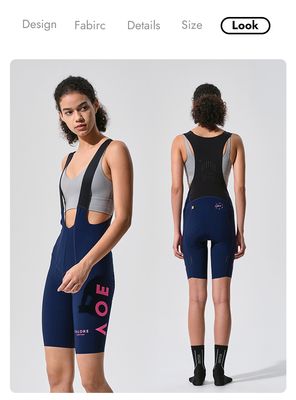 VALORE NUOVA LUNA NAVY BIB-SHORTS WOMEN