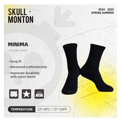 Minima  Black Regular Socks
