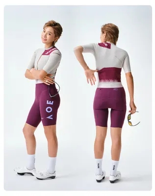 VALORE NUOVA LUNA Plum BIB-SHORTS WOMEN