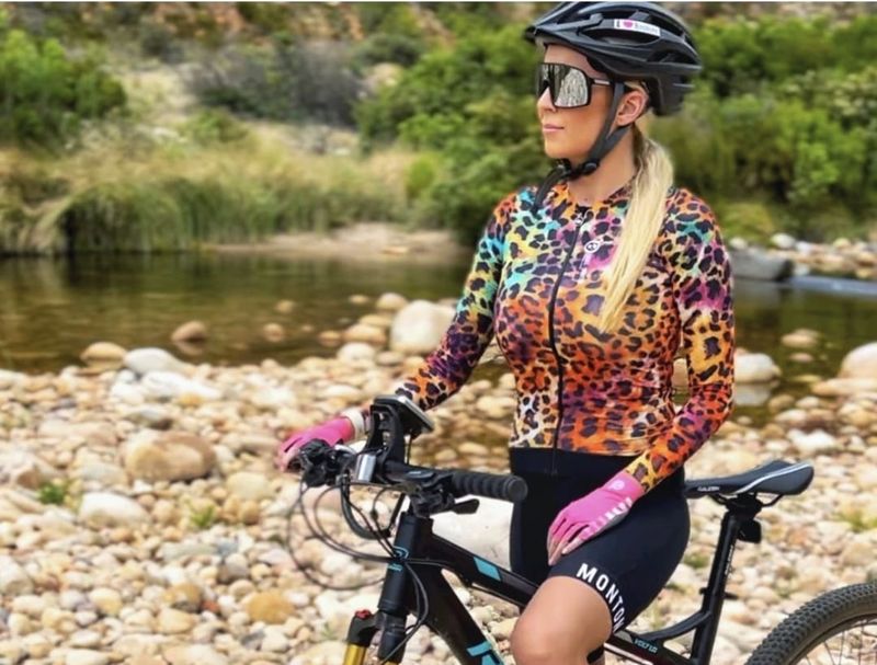 LEO Print Summer Cooling Long Sleeve Jersey
