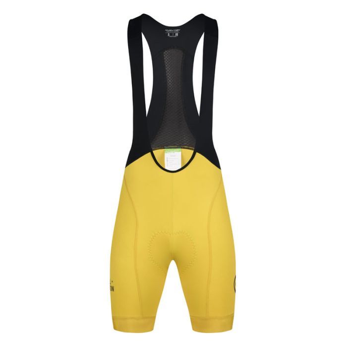 SKULL BIB-SHORTS Yellow MEN