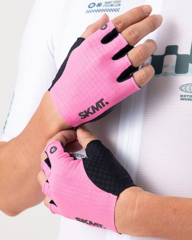 SKxMT FLUX Pink Short Gloves