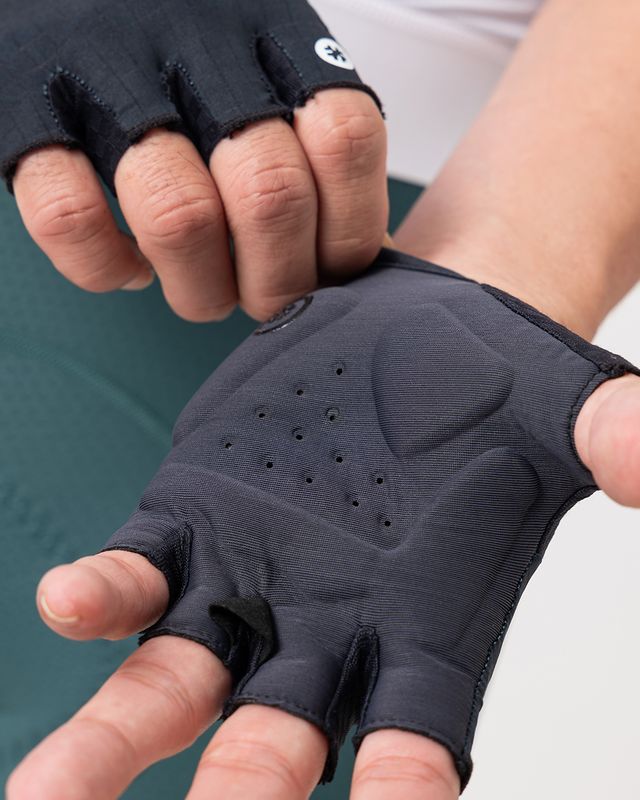 SKxMT FLUX Black Short Gloves