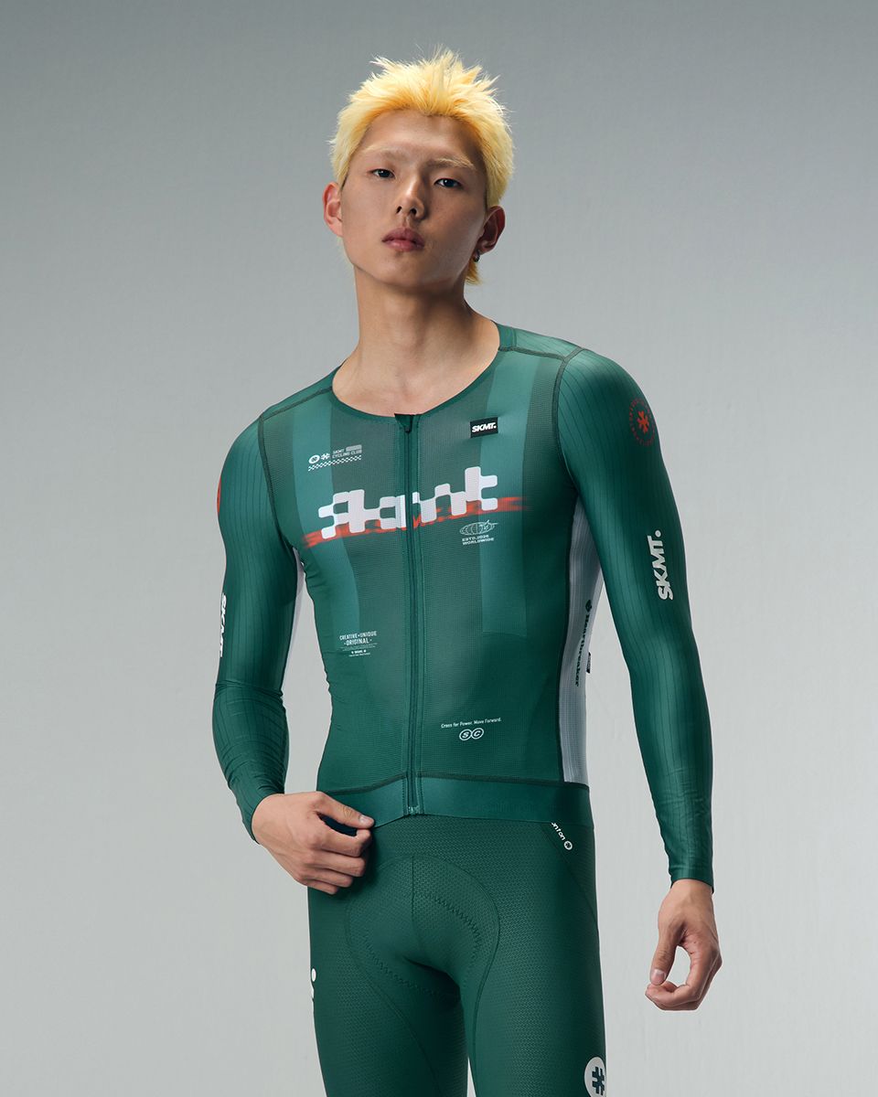SKxMT FLUX GREEN Summer Jersey Men