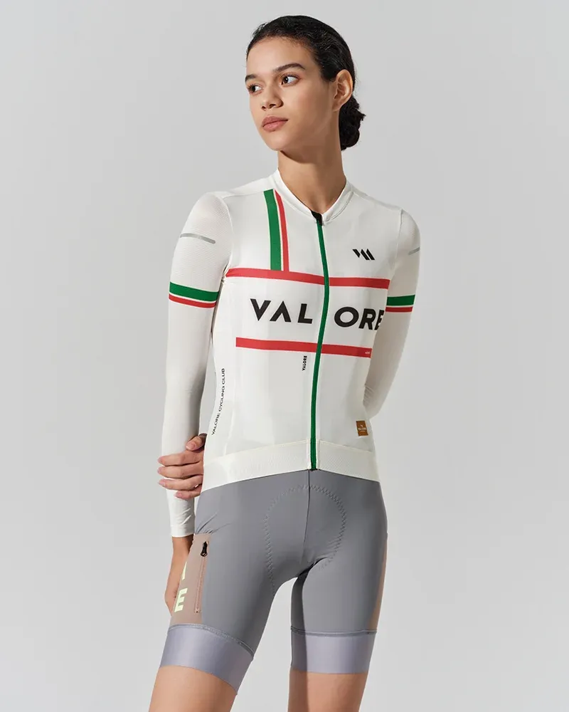 VALORE Retro Corsa Italy Summer Long Sleeve Jersey Women