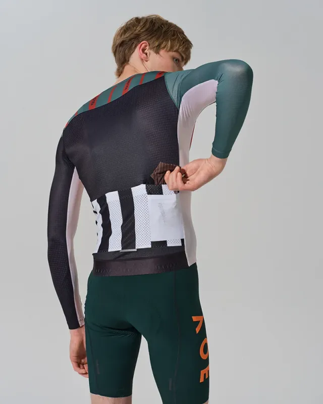 VALORE Linea Arte Black Summer Long Sleeve Jersey Men
