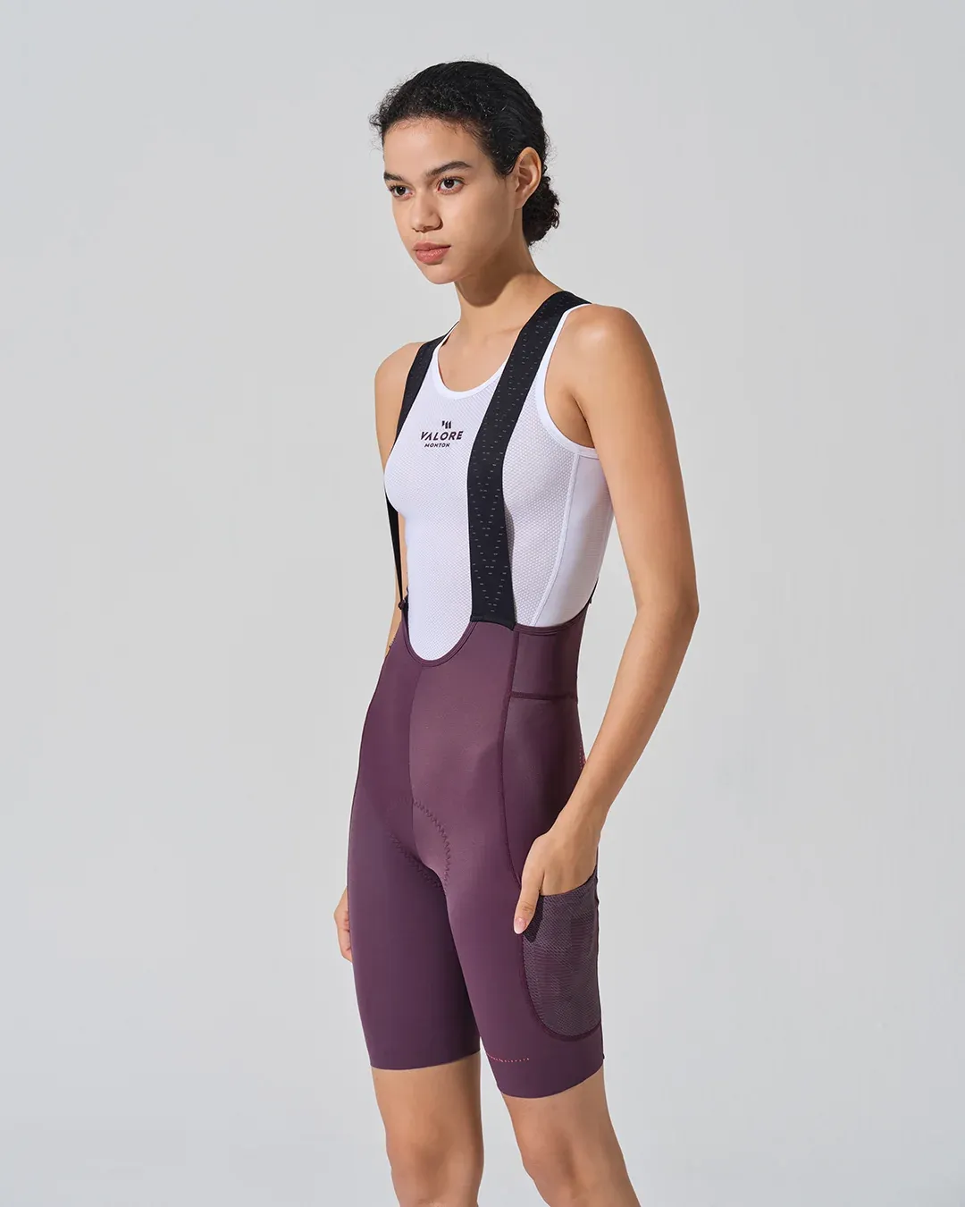 VALORE Straordinario II Bib-shorts Women Plum