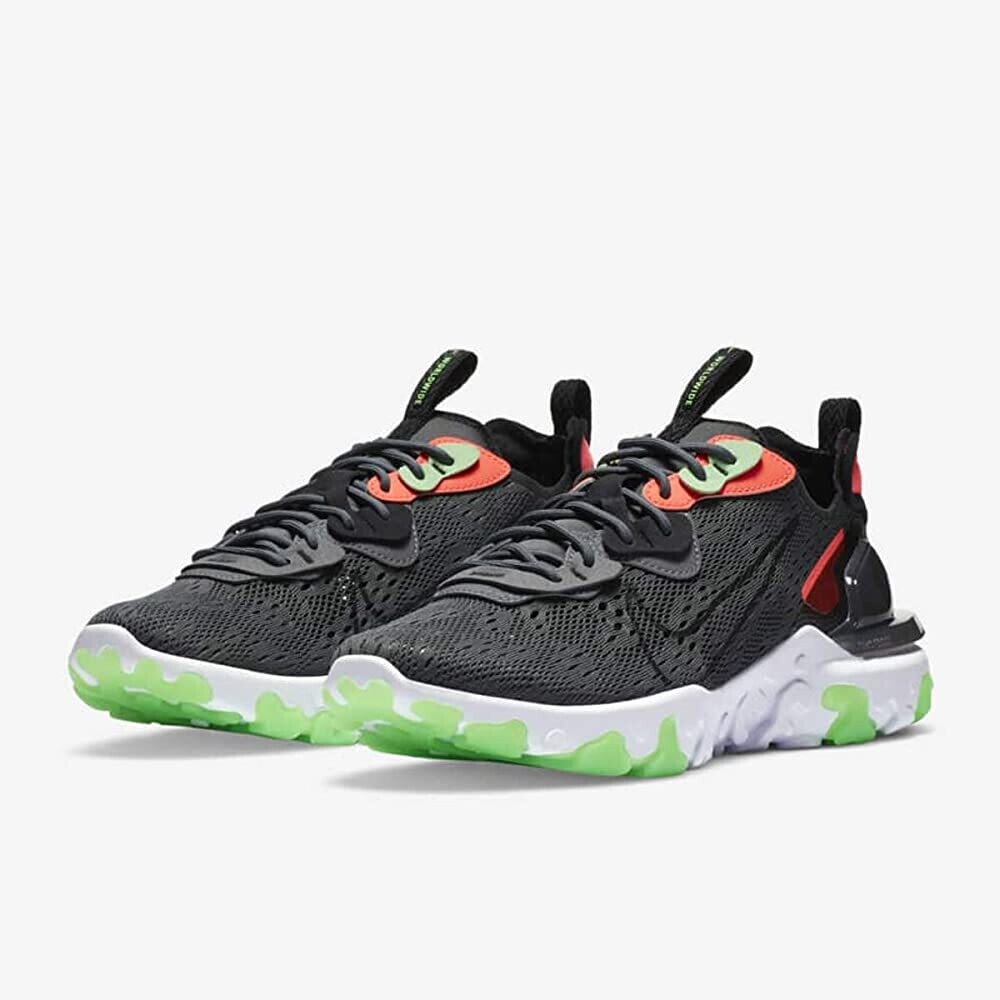 Nike Men&#39;s Race Running Shoe, White Black Blue Fury Volt