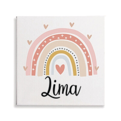 Boho Rainbow Canvas