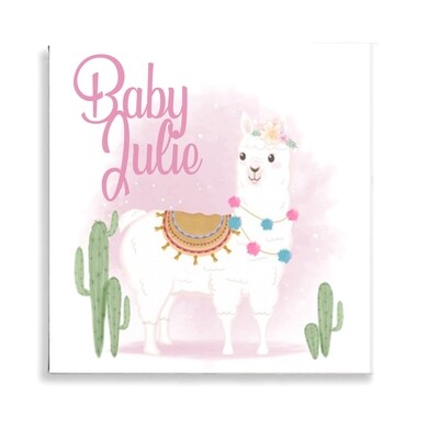Baby Lama Canvas