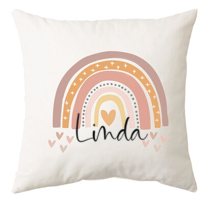 Boho Rainbow Cushion