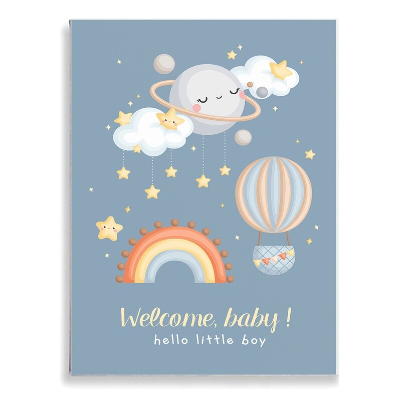 Welcome Baby Canvas