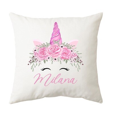 Unicorn Crown Cushion-Pink