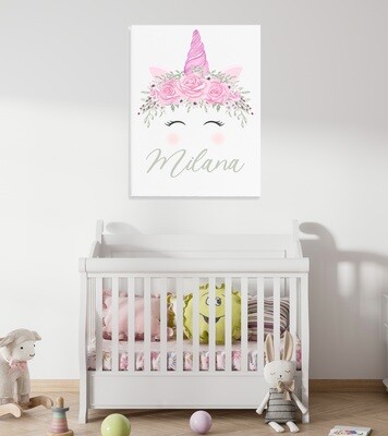 Unicorn Crown Canvas
