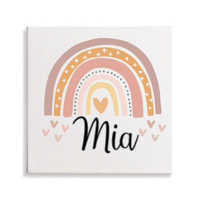 Boho Rainbow Canvas