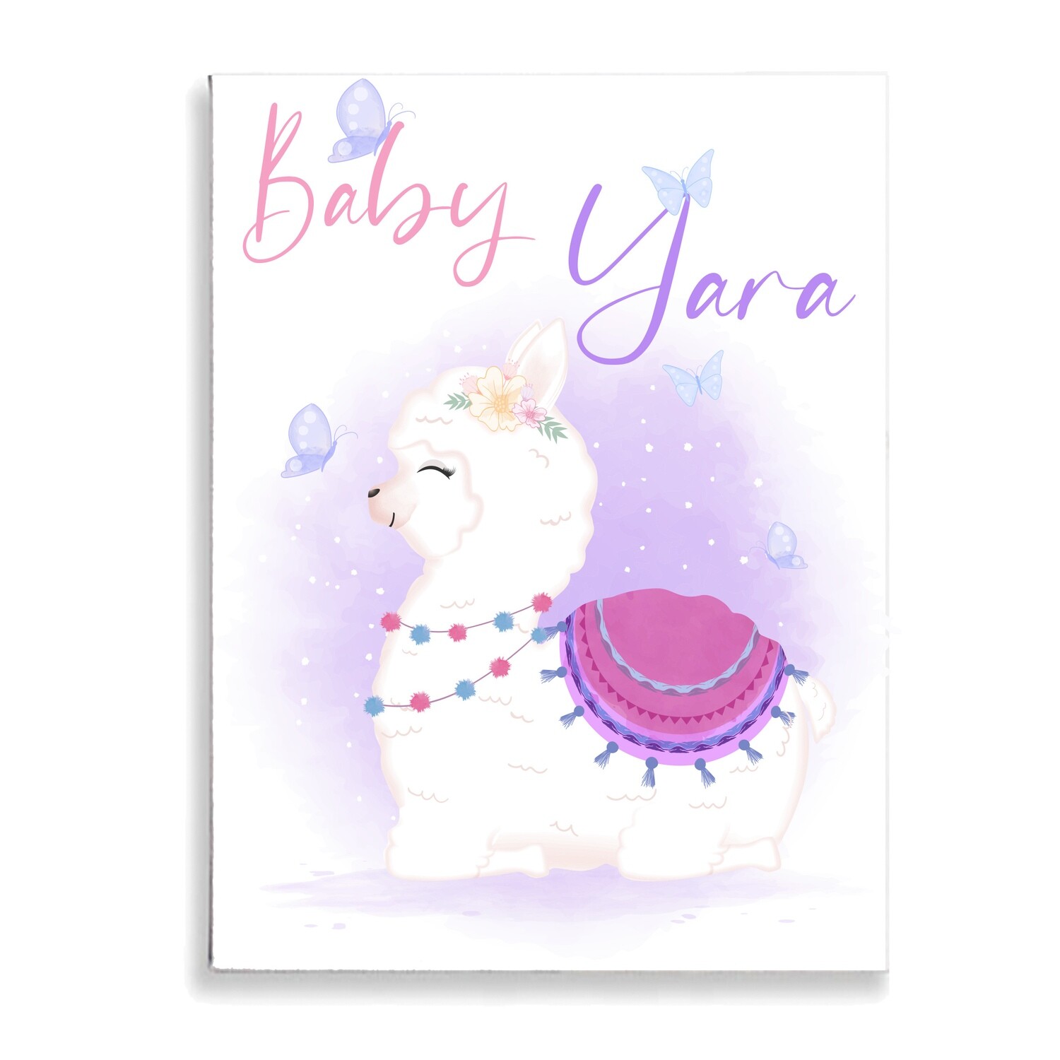 Baby Lama Canvas