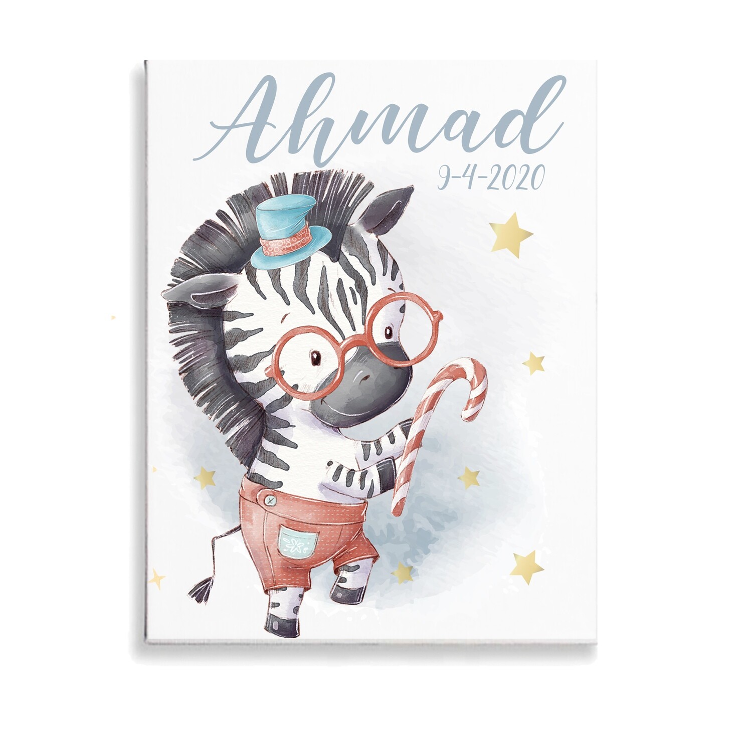 Baby Zebra Canvas