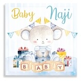 Baby Boy Cute Mouse canvas