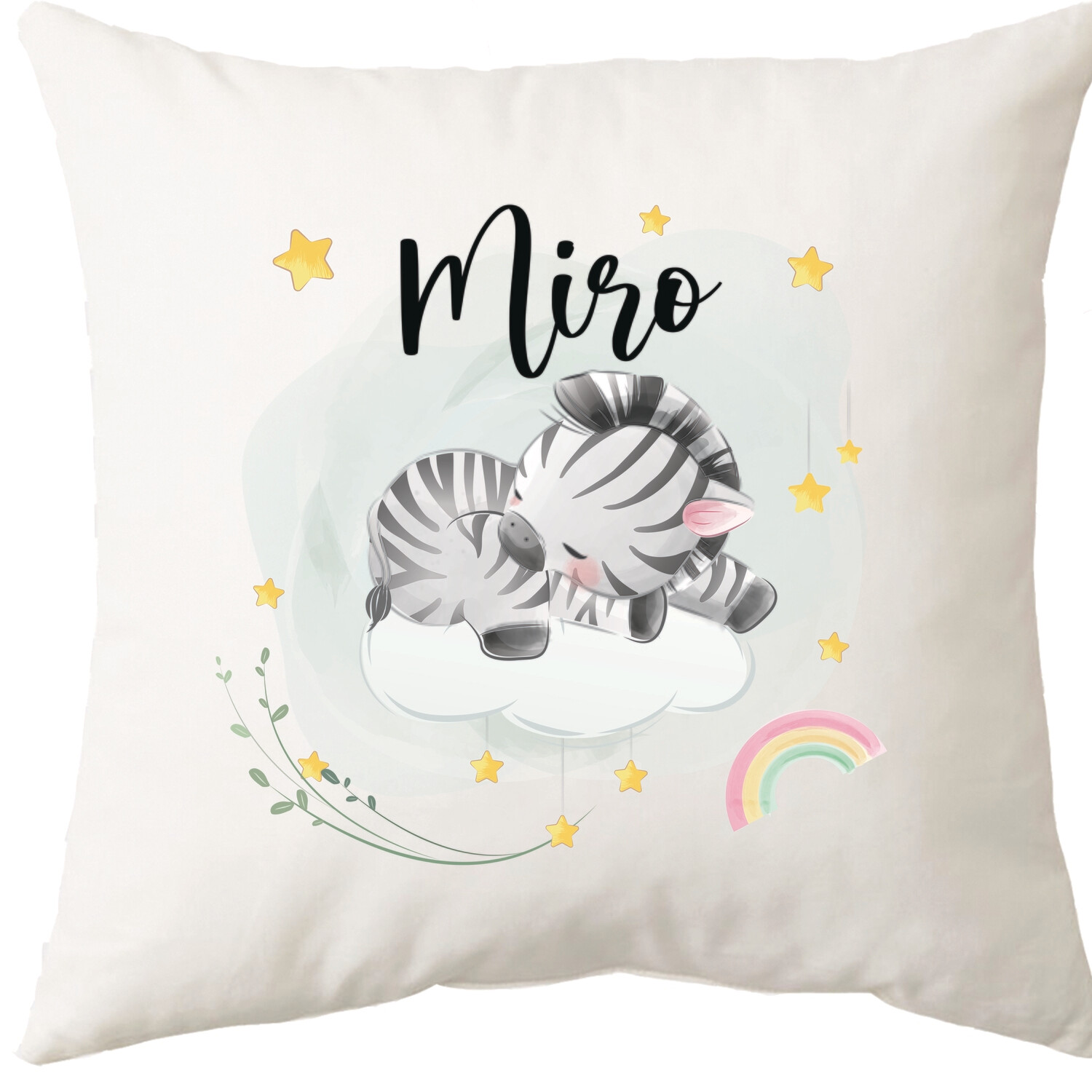 Sleeping Zebra on Cloud Cushion