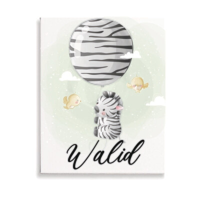 Flying Zebra Canvas