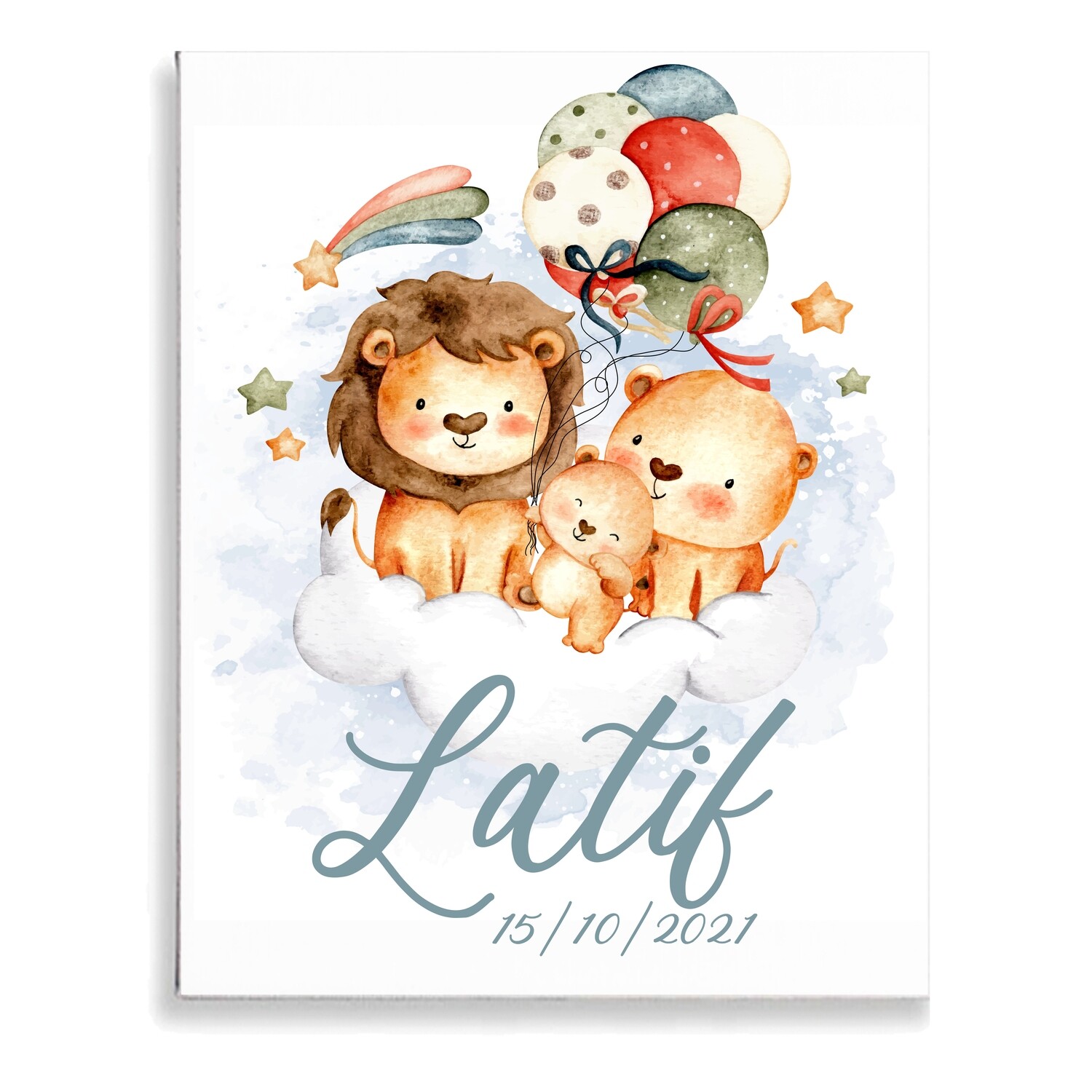Lion Family Canvas
