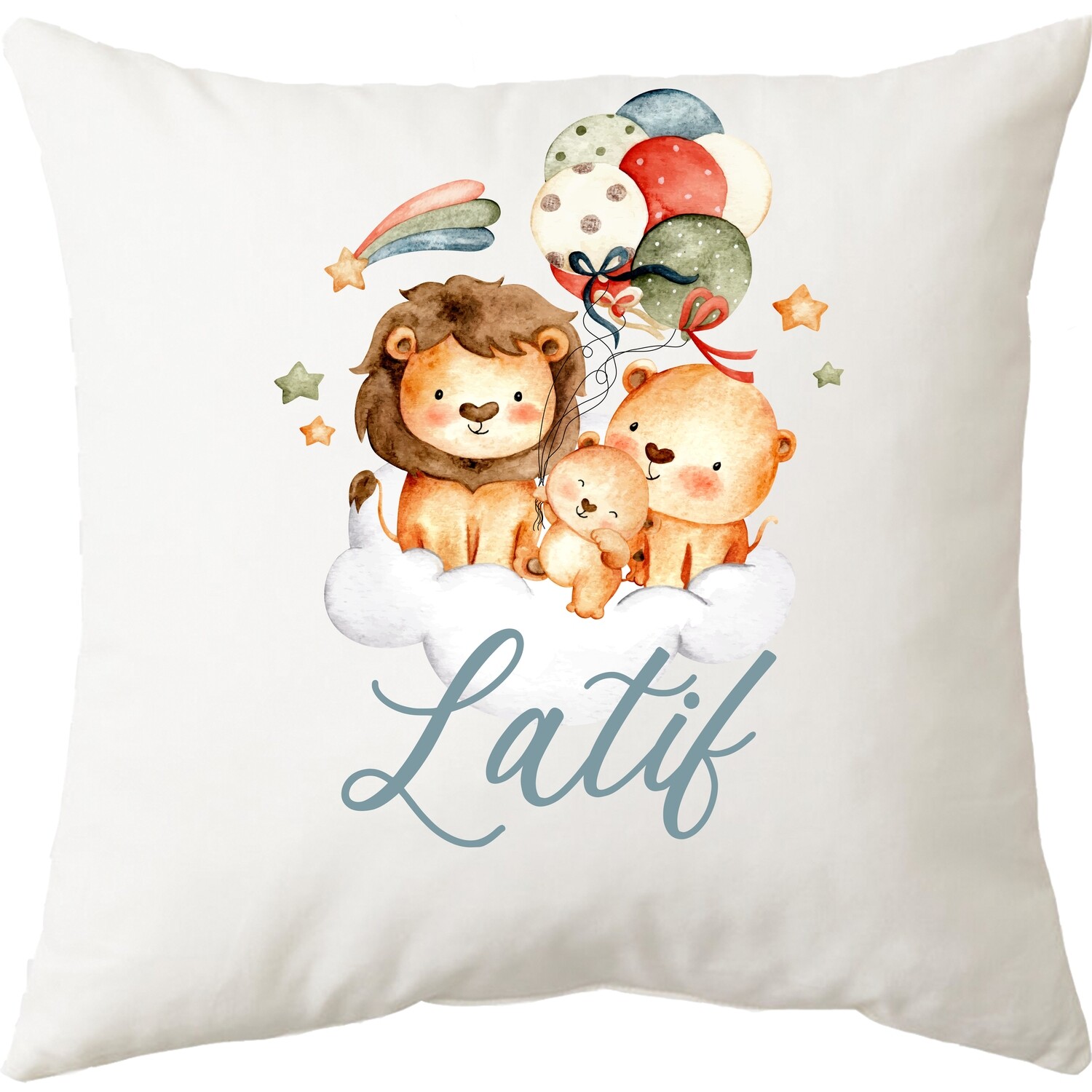 Lion Family Cushion