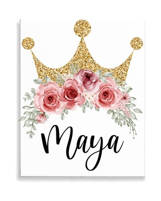 Floral Crown Canvas