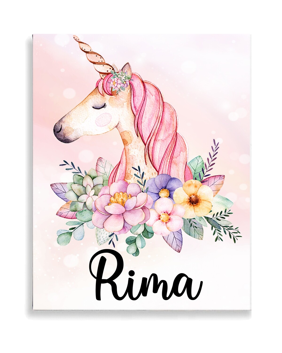 Unicorn Profile Canvas