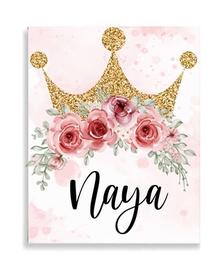 Floral Crown Canvas