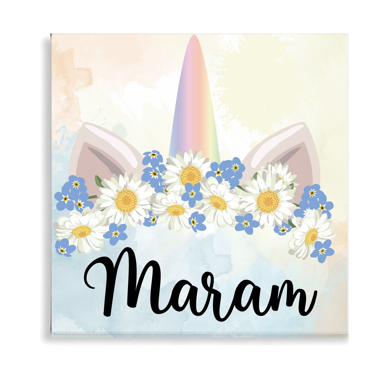 Daisy Unicorn Canvas