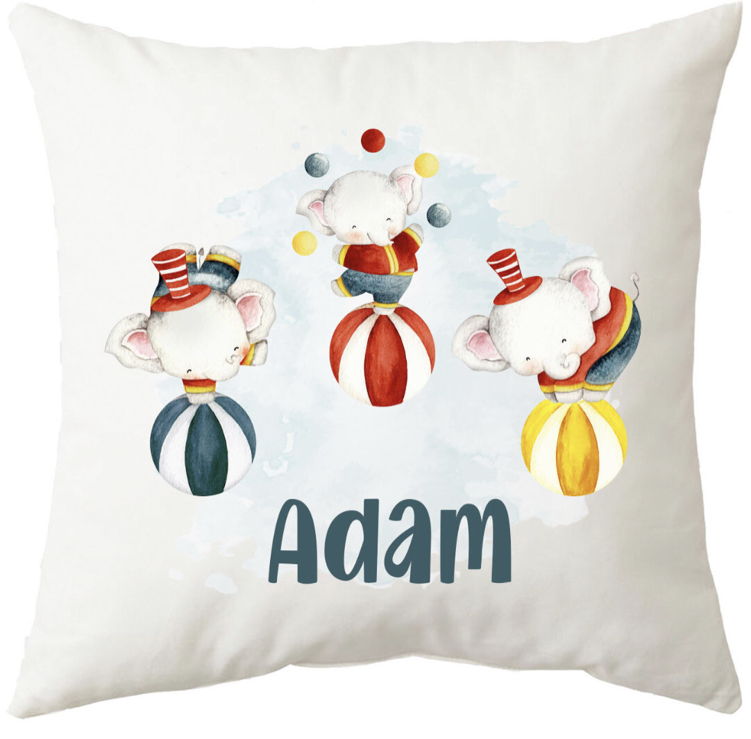 Circus Elephants Cushion